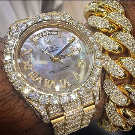 diamond rolex chain|Rolex chains for men.